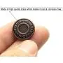 17mm Brass Jeans Buttons, No Sew Metal Buttons Tack Buttons Replacement Kit (Red Copper)