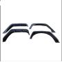 Tuxtured Steel Flat Style Fender Flares for 2007-2018 Wrangler JK (Drilling Required)