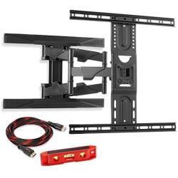 Mountio Heavy Duty Full Motion Articulating Tilt Swivel TV Wall Mount Extension Universal Bracket for 40-70 Flat Screen LED OLED QLED Televisions