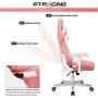Gtracing Gaming Chair Racing Office Computer Ergonomic Video Game Chair Backrest and Seat Height Adjustable Swivel Recliner with Headrest and Lumbar Pillow Esports Chair (Pink)