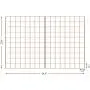 SONGMICS Grid Panel, Photo Wall Display, Metal Mesh Wall Decor, Multifunctional Hanging Picture Wall, DIY, Art Display, S Hook, Clip, Hemp Cord, Set of 2, Rose Gold, ULPP01DR SONGMICS Grid Panel, Photo Wall Display, Metal Mesh Wall Decor, Multifunctional Hanging Picture Wall, DIY, Art Display, S Hook, Clip, Hemp Cord, Set of 2, Rose Gold, ULPP01DR