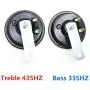 Viping Car Horn Car Electric Horn 118DB 12V Super Loud High Tone and Low Tone Metal Twin Horn Kit with Bracket Waterproof Air Horn Electric Universal Horn 2pcs for Moto Truck Boat Car (Black)