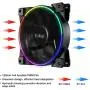 Pccooler 120mm Single Fan Moonlight Series, 3-PIN RGB LED Computer Case Fan - PWM PC Cooling Fan - Dual Light Loop Quiet Fan/Multiple Light Modes for PC Cases (Only PC-3M120 Replacement Fan) Pccooler 120mm Single Fan Moonlight Series, 3-PIN RGB LED Computer Case Fan - PWM PC Cooling Fan - Dual Light Loop Quiet Fan/Multiple Light Modes for PC Cases (Only PC-3M120 Replacement Fan)