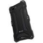 Bpowe for iPhone 8 Plus Case,Gorilla Glass Aluminum Metal Premium Protection Shockproof Military Bumper Heavy Duty Sturdy Protective Cover Case for Apple iPhone 8 Plus 5.5inch (Black)