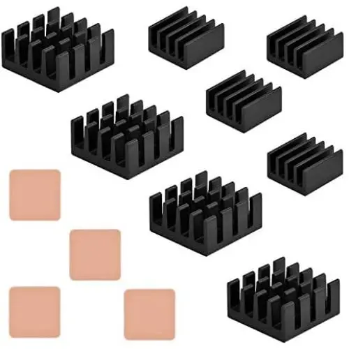 12 pcs Raspberry Pi Heatsink Cooler Circuit Board Cooling Kit,Fin for Cooling Cooler Raspberry Pi 3, Pi 2, Pi Model B+ 12 pcs Raspberry Pi Heatsink Cooler Circuit Board Cooling Kit,Fin for Cooling Cooler Raspberry Pi 3, Pi 2, Pi Model B+