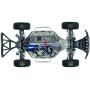 Traxxas 68086-4 Slash 4X4 1/10 Scale 4WD Short Course Truck with TQi 2.4GHz Radio and TSM Fox