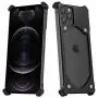 [iPhone 12/12 Pro] BeraShield Titanium Metal Slim Battery Case [Military Drop Tested, Lightweight, Naked Feel, Durable] Compatible with iPhone 12/12 Pro (Black)