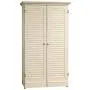Sauder Harbor View Craft and Sewing Armoire with Table, Antiqued White finish Sauder Harbor View Craft and Sewing Armoire with Table, Antiqued White finish