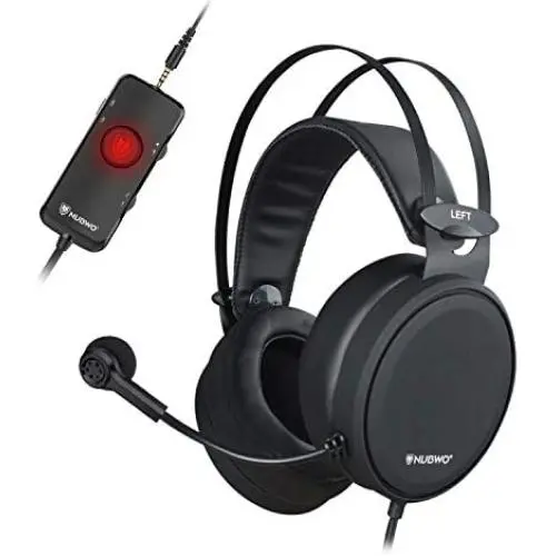 NUBWO PS4 Xbox one Headset 7.1 Surround Sound PC USB Gaming Headset with Noise Reduction Mic, Over Ear Headphones with Game&Chat Volume Controls for PC/Playstation 4/Xbox 1 NUBWO PS4 Xbox one Headset 7.1 Surround Sound PC USB Gaming Headset with Noise Reduction Mic, Over Ear Headphones with Game&Chat Volume Controls for PC/Playstation 4/Xbox 1