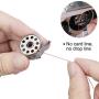 PAGOW 12 PCS Metal Sewing Machine Bobbins & 3 PCS Stainless Steel Stitch Thread Bobbin Holder Case for Brother Janome Singer Kenmore Front Loading Class 15 Machines Home Embroidery (Home Use)