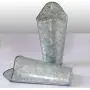 NIRMAN Galvanized Metal Wall Planter, 2 Sets Farmhouse Style Hanging Wall Vase Planters for Succulents or Herbs,Wall Planters for Country Rustic Home Wall Décor NIRMAN Galvanized Metal Wall Planter, 2 Sets Farmhouse Style Hanging Wall Vase Planters for Succulents or Herbs,Wall Planters for Country Rustic Home Wall Décor