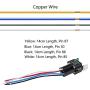 ESUPPORT 12V 30A Car Motor Heavy Duty Relay Socket Plug 4Pin Fuse Switch On/Off SPST Wire Harness Metal Pack of 2