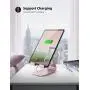 Tablet Stand Adjustable, Lamicall Tablet Stand : Desktop Stand Holder Dock Compatible with Tablet Such as iPad 2018 Pro 9.7, 10.5, Air Mini 4 3 2, Kindle, Nexus, Tab, E-Reader (4-13) - Rose Gold