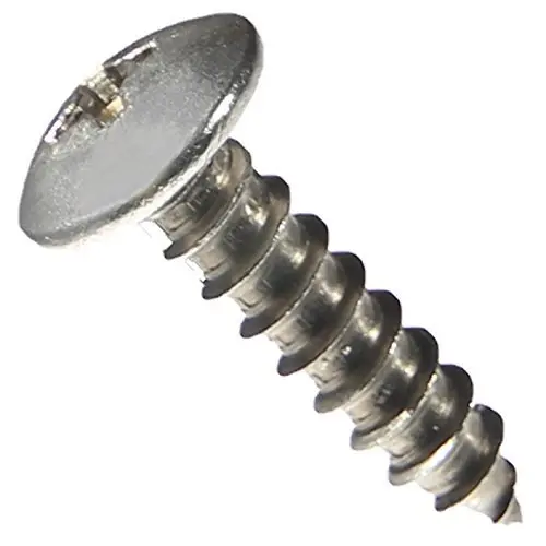 #10 x 1'' Truss Head Sheet Metal Screw - Stainless Steel 18-8, 10 Self-Tapping Type A, Phillips Drive, 1 Inch Length, Fully Threaded, Size: #10 Self Tappers - Self Taping Bolts (2000) #10 x 1'' Truss Head Sheet Metal Screw - Stainless Steel 18-8, 10 Self-Tapping Type A, Phillips Drive, 1 Inch Length, Fully Threaded, Size: #10 Self Tappers - Self Taping Bolts (2000)