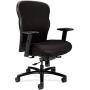 HON Wave Mesh Big and Tall Executive Chair | Knee-Tilt | Adjustable Arms | Black Fabric Seat | HVL705 Model