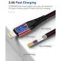 Short iPhone Charger Cable 1ft, CyvenSmart 3Pack 1 Foot Lightning Cables, Nylon Braided Data Sync 1 Feet iPhone USB Charging Cable Cord for iPhone 11 Case/11 Pro / 11 Pro Max/XS/XS Max/XR/X / 8,Red