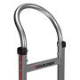 Magliner HMK111K11 Aluminum Hand Truck, Horizontal Loop Handle, 16'' x 12'' Extruded Aluminum Nose Plate, 500 lb Capacity
