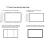STR-235158-WAB Silver Ticket 2.35:1 4K Ultra HD Ready Cinema Format (6 Piece Fixed Frame) Projector Screen (2.35:1, 158'', Woven Acoustic Material)