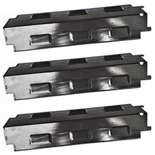 Hongso 14 5/8 x 4 1/4 Gas Grill Heat Plate Shield, Burner Covers Replacement for Char-Broil, Kenmore, Thermos, Master Forge, Set of 3 (PPH531) Hongso 14 5/8 x 4 1/4 Gas Grill Heat Plate Shield, Burner Covers Replacement for Char-Broil, Kenmore, Thermos, Master Forge, Set of 3 (PPH531)