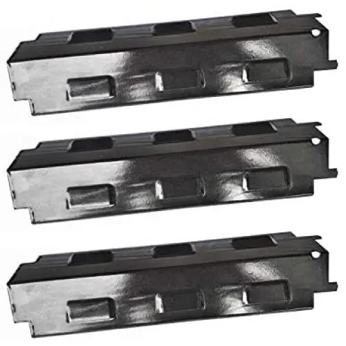 Hongso 14 5/8 x 4 1/4 Gas Grill Heat Plate Shield, Burner Covers Replacement for Char-Broil, Kenmore, Thermos, Master Forge, Set of 3 (PPH531) Hongso 14 5/8 x 4 1/4 Gas Grill Heat Plate Shield, Burner Covers Replacement for Char-Broil, Kenmore, Thermos, Master Forge, Set of 3 (PPH531)
