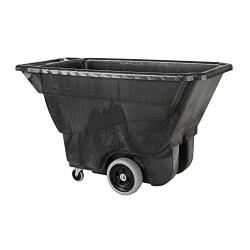 Rubbermaid Commercial Products FG9T1300BLA Polyethylene Box Cart, 450-Pound Load Capacity, Black