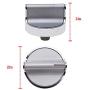 W10594481 5pcs Stainless Steel Cooker Stove Control knob ，Compatible Whirlpool Stove/Range-Replaces WPW10594481, W10594481, with a 0.3-inch''D'' axis, 90 Degrees to The Rotating Surface.
