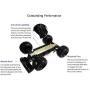 JLB Racing Cheetah 21101 1/10 4WD RC Brushless Off-Road Truck RTR 80-100km/h with 120A ESC 3670 2500KV Brushless Motor Wheelie Function