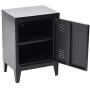 HouseinBox Low Standing Locker Organizer Side End Table Office File Storage Metal Cabinet Cupboard Unit Detachable 4 Legs,Size:15.9 x 12 x 22.6 (Black) HouseinBox Low Standing Locker Organizer Side End Table Office File Storage Metal Cabinet Cupboard Unit Detachable 4 Legs,Size:15.9 x 12 x 22.6 (Black)
