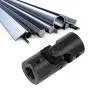 U-Joint Motor Connector, 16 x 32 x 70mm DIY Steering Universal Joint Made of Metal for Connecting Model Cars, Model Ships, Robots U-Joint Motor Connector, 16 x 32 x 70mm DIY Steering Universal Joint Made of Metal for Connecting Model Cars, Model Ships, Robots
