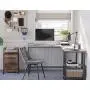 VASAGLE Computer Desk, 54-Inch L-Shaped Corner Desk, Writing Study Workstation with Shelves, Home Office, Industrial Style PC Laptop Table, Space-Saving, Easy to Assemble, Greige and Black ULWD72MB VASAGLE Computer Desk, 54-Inch L-Shaped Corner Desk, Writing Study Workstation with Shelves, Home Office, Industrial Style PC Laptop Table, Space-Saving, Easy to Assemble, Greige and Black ULWD72MB