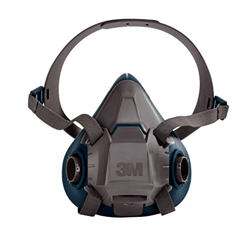 3M Rugged Comfort Half Facepiece Reusable Respirator 6503/49491, Large