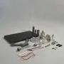 Yamix Stirling Engine Model, Hot Air Stirling Engine Assembly Kit with 4 LED Lights, Metal Cylinder and Base Yamix Stirling Engine Model, Hot Air Stirling Engine Assembly Kit with 4 LED Lights, Metal Cylinder and Base