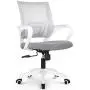 NEO CHAIR Office Chair Computer Desk Chair Gaming - Ergonomic Mid Back Cushion Lumbar Support with Wheels Comfortable Blue Mesh Racing Seat Adjustable Swivel Rolling Home Executive (Grey) NEO CHAIR Office Chair Computer Desk Chair Gaming - Ergonomic Mid Back Cushion Lumbar Support with Wheels Comfortable Blue Mesh Racing Seat Adjustable Swivel Rolling Home Executive (Grey)