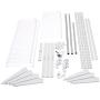 Rubbermaid Configurations Closet Kits, 3-6 ft., White