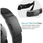 YOOSIDE for Fenix 5X/Fenix 6X QuickFit Watch Band,26mm Metal Stainless Steel Wristband Strap with Security Buckle for Garmin Fenix 5X/5X Plus,Fenix 6X Pro/Sapphire,Fenix 3,Quatix 3,Tactix Bravo,Black