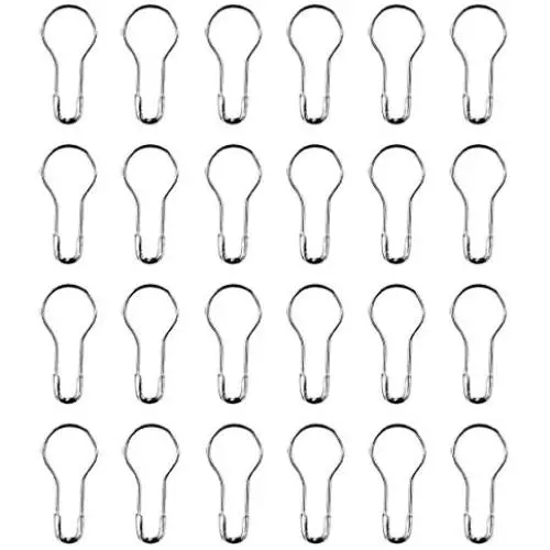 Floranea 100 Pcs 0.8 Inch Safety Pins Bulb Guard Metal Small Calabash for Knitting Stitch Markers Sewing Quilting DIY Clothing Craft Making Home Accessories (Silver) Floranea 100 Pcs 0.8 Inch Safety Pins Bulb Guard Metal Small Calabash for Knitting Stitch Markers Sewing Quilting DIY Clothing Craft Making Home Accessories (Silver)