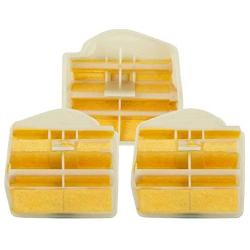 HIFROM (Pack of 3 Replace Air Filter Cleaner Replacement for Husqvarna 445 445E 450 450E Chainsaw New Replace Part # 544080802