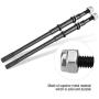 RC Car Drive Shaft, 2 Pcs Metal Rear Axle Dogbone Drive Shaft for AXIAL SCX10 II 90046 90047 Remote Control Car Upgrade Accessory