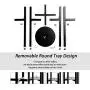 Befano Metal Plant Stand 8 inch - 12 inch Adjustable Modern Plant Stand for Indoor Outdoor Flower Pot Stand, Black