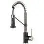 Kraus KPF-1610SFSMB Bolden 18-Inch Commercial Kitchen Faucet with Dual Function Pull-Down Sprayhead in All-Brite Finish, Spot Free Stainless Steel/Matte Black Kraus KPF-1610SFSMB Bolden 18-Inch Commercial Kitchen Faucet with Dual Function Pull-Down Sprayhead in All-Brite Finish, Spot Free Stainless Steel/Matte Black