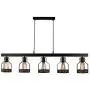 Unitary Brand Antique Black Metal Long Kitchen Island Light with 5 E26 Bulb Sockets 200W Painted Finish Unitary Brand Antique Black Metal Long Kitchen Island Light with 5 E26 Bulb Sockets 200W Painted Finish