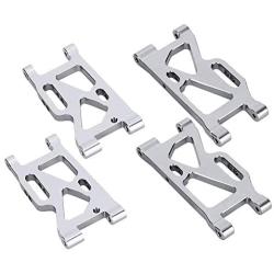 Tbest Swing Arm, Front + Rear Swing Arm Kit Metal Upgrade Parts for 144001 1/14 4WD RC Car