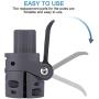 Generic Brands FEC Electric Scooter Folding Pole Base, Lock Screw Hook Metal Connector Replacement Spare Parts Compatible for Mijia M365 Electric Scooter（Black）