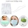 300 Pieces 3.94 Inch Nose Bridge Strip PE Wrapped Metal Strips Plastic Nose Wires for DIY Crafts Sewing 300 Pieces 3.94 Inch Nose Bridge Strip PE Wrapped Metal Strips Plastic Nose Wires for DIY Crafts Sewing