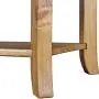 MUSEHOMEINC Rustic Wood 3-Tier Nightstand with Storage Shelf and Drawer for Bedroom or Living Room/Round Metal Knobs/Heritage Collection Furniture/End Table/Side Table, Teak Finish