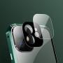 Jonwelsy Magnetic Adsorption Case for iPhone 12 Pro Max(6.7 inch), 360 Degree Full Body Front and Back Clear Tempered Glass Flip Cover, Metal Bumper Frame with Lens Protection for 12Pro Max (Silver)