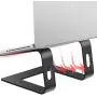 Orionstar Laptop Stand Portable Aluminum Laptop Riser Compatible with Apple Mac MacBook Air Pro 10 to 15.6 Inch Notebook Computer, Detachable Ergonomic Elevator Holder, Black