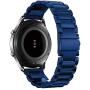 Shangpule Compatible Gear S3 bands, Galaxy Watch 3 45mm Band Galaxy Watch 46mm Bands, 22mm Stainless Steel Metal Replacement Strap Bracelet Compatible Samsung Gear S3 Classic and S3 Frontier Smartwatch (Blue)