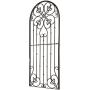 H Potter Garden Trellis for Climbing Plants Metal Wrought Iron Outdoor Wall Panel for Vines Flowers