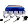 KHCRAFT Bi-Metal Hole Saw Kit High Speed Steel M42 with Cobalt 8% for Metal and Wood 13-Piece General Purpose 3/4'' to 2-1/2'' in Quality Carrying Case
